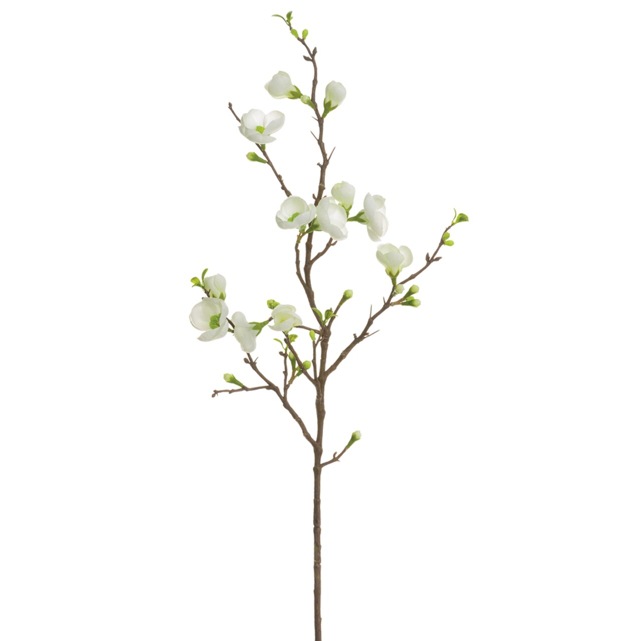 Allstate Quince Blossoms Artificial Floral Spray - 35" - Cream